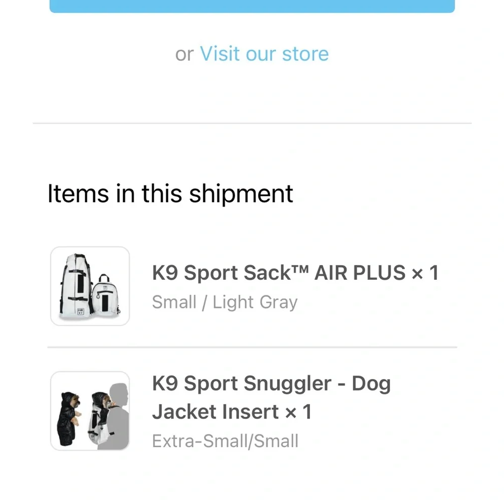 K9 sport sack air plus
